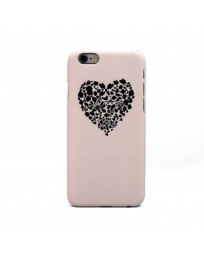 Etui do iPhone 5/5S/SE Liu Jo Beige Heart Hard Case - różowe - zdjęcie 1