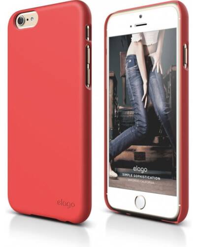 Etui do iPhone 6/6S Elago Slim Fit 2 - czerwone - zdjęcie 1