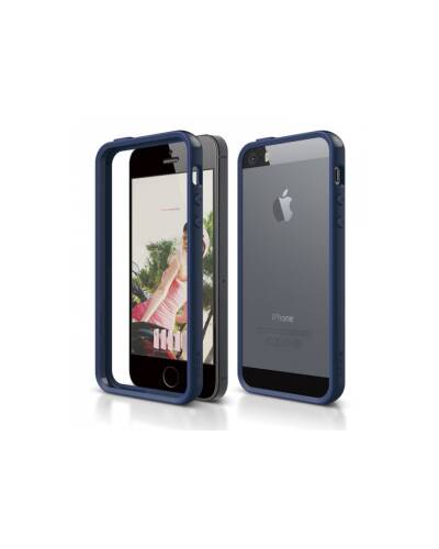 Etui do iPhone 5/5S/SE Elago S5 Bumper Jeans Indigo - niebieskie - zdjęcie 5
