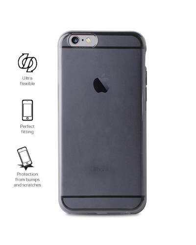 Etui do iPhone 7/8 Plus PURO Plasma Cover - czarno przezroczyste - zdjęcie 1