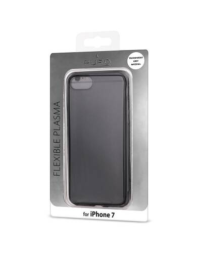 Etui do iPhone 7/8 Plus PURO Plasma Cover - czarno przezroczyste - zdjęcie 2