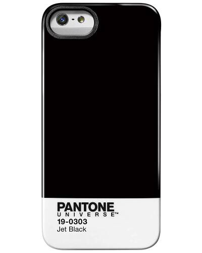 Etui do iPhone 5/5S/SE Case Scenario Pantone Universe JetBlack - czarne - zdjęcie 1