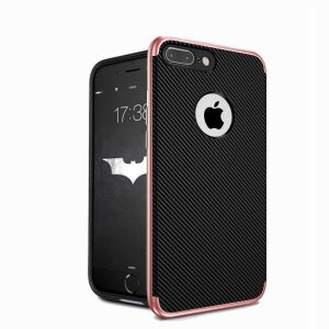 TiO.pl Eksperci Apple: Etui do iPhone 7+/8+ Ucase Carbon Frame - różowe złoto