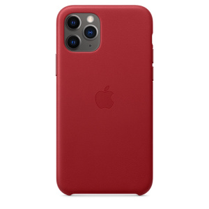 TiO.pl Eksperci Apple: Etui do iPhone 11 Pro Apple Leather Case - czerwone
