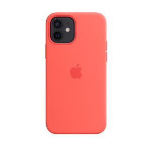 TiO.pl Eksperci Apple: Etui do iPhone 12 mini Apple Silicone Case z MagSafe - różowy cytrus