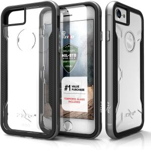 TiO.pl Eksperci Apple: Etui do iPhone 7/8 ZIZO Shock Case - Przeźroczyste/czarne