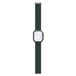 TiO.pl Eksperci Apple: Pasek do Apple Watch 44-49MM JCPAL FlexDuo - Czarny/Ciemno zielony