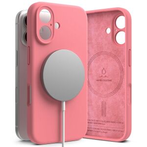 TiO.pl Eksperci Apple: Etui do iPhone 16 Ringke Silicone MagSafe pink - różowe