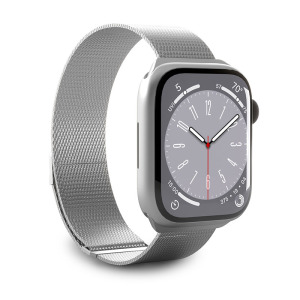 TiO.pl Eksperci Apple: Pasek Apple Watch 44-46mm Puro Milanese srebrny