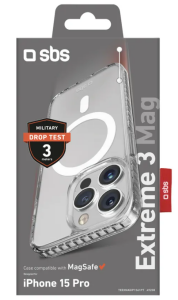 TiO.pl Eksperci Apple: Etui do iPhone 15 Pro SBS Extreme 3 Mag MagSafe clear