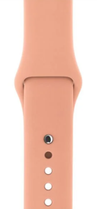 TiO.pl Eksperci Apple: Apple Pasek 44 silikonowy w kolorze brzoskwiniowym S/M/L