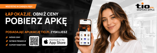 Aplikacja mobilna iOS sklepu TiO.pl Eksperci Apple Rzeszów