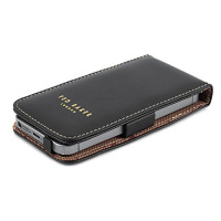 Ted Baker Leather Style Flip Case iPhone SE /5S/ 5 Czarny