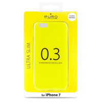 Etui do iPhone 7/8/SE 2020 PURO Ultra Slim 0.3 Cover + folia - limonkowe