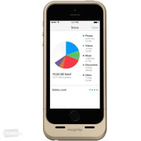 Mophie z baterią 32GB 2000mAh Space Pack iPhone 5/5S/SE Złote