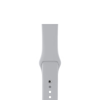 Apple Watch S3 42mm Srebrny z paskiem w kolorze białym