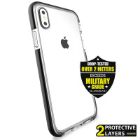 Etui do iPhone X PURO Impact Pro Flex Shield - czarne 