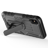 Etui do iPhone X/Xs Zizo Heavy Duty Armor Case - czarne