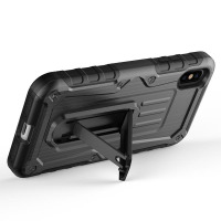 Etui do iPhone X/Xs Zizo Heavy Duty Armor Case - czarne