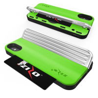 Etui do iPhone X/Xs Zizo Retro Series - zielono-czarne