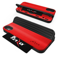Etui do iPhone X/Xs Zizo Retro Series - czarno-czerwone