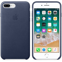 Etui do iPhone 7/8 Plus Apple Leather Case -  nocny błekit