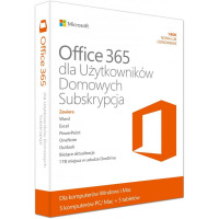 Office 365 Home Premium - 5 komputerów PC lub Mac, 1 rok