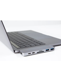 HyperDrive Thunderbolt do MacBook Pro 3 USB-C Hub  - szary 
