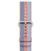 Pasek do Apple Watch 38/40mm pleciony nylon - pomarańczowy
