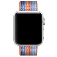 Pasek do Apple Watch 38/40mm pleciony nylon - pomarańczowy