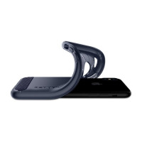 Etui iPhone X SPIGEN SGP Rugged Armor - niebieskie 