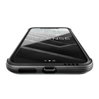 X-Doria Defense Lux - Etui aluminiowe iPhone X (Black Carbon Fiber)