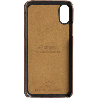 Etui do iPhone X Krusell Sunne 2 Card Cover - brązowe