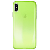 Etui do iPhone XPURO 0.3 Nude -  fluo green