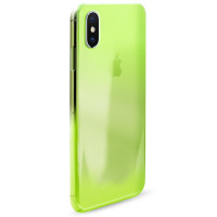 Etui do iPhone XPURO 0.3 Nude -  fluo green