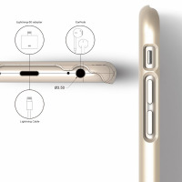Etui do iPhone 6 Plus/6S Plus Elago Slim Fit 2 - złote