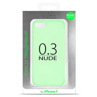Etui iPhone 7/8/SE 2020 PURO 0.3 Nude -  fluo green