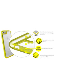 Etui do iPhone 7/8/SE 2020 PURO Impact Pro Hard Shield - limonkowe 