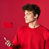 PURO ICON Cover - Etui iPhone X (czerwony) Limited edition