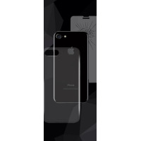 PURO 0.3 Nude - Etui iPhone 8 / 7 (przezroczysty) + Szkło ochronne hartowane na ekran iPhone 8 / 7