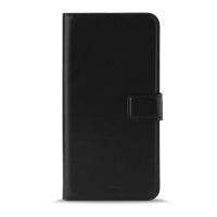 Etui do iPhone 6/6s/7/8/SE 2020 z kieszeniami na karty PURO Booklet Wallet Case - czarny