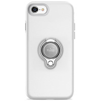 Etui do iPhone 7/8/SE 2020 PURO Magnet Ring Cover - białe 