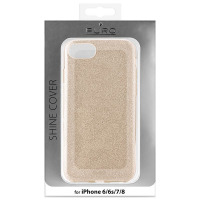 Etui do iPhone 6/6s/7/8/SE 2020 PURO Glitter Shine Cover - złote 