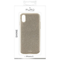 Etui do iPhone XR PURO Glitter Shine Cover - złote