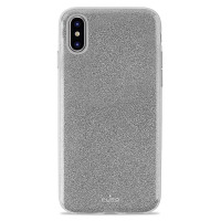 Etui do iPhone XR PURO Glitter Shine Cover - srebrne