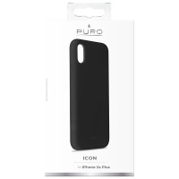 Etui do iPhone Xs Max Puro Icon Cover -  czarne