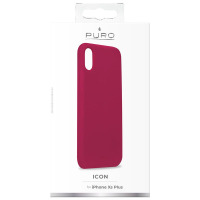 Etui do iPhone Xs Max Puro Icon Cover -  fuksja
