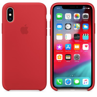 Etui do iPhone X/Xs Apple Silicone Case - czerwone