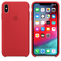 Etui do iPhone Xs Max Apple Silicone - czerwone