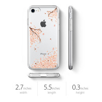 Etui do iPhone 7/8/SE 2020 Spigen Liquid Crystal - przezroczyste